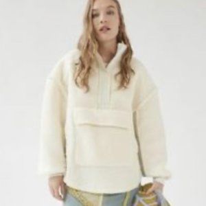 Urban Outfitters BDG Oversize Fleece Velcro Jacket NWT